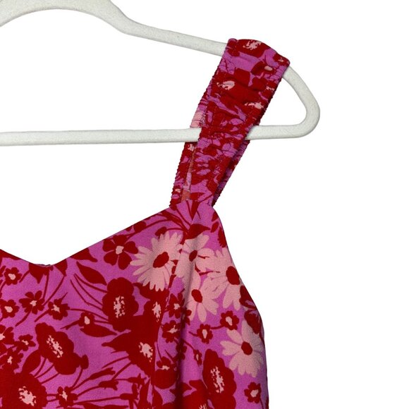 Sugarlips Lover Girl Shania Bustier Cropped Top Size Large Pink Red Sz L New - Picture 3 of 9